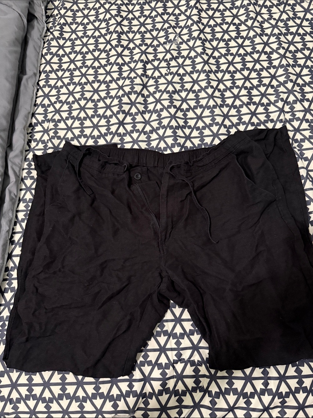 Cubavera Men's Black Drawstring pants